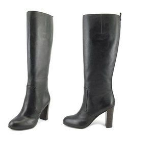 *NEW* Nine West Sabora Genuine Leather Tall black Boots size 8.5